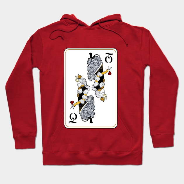 Queen of hearts Hoodie by Agarwen